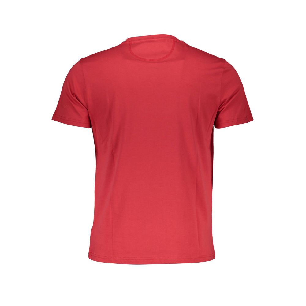 La Martina Baumwoll-T-Shirt in Rot