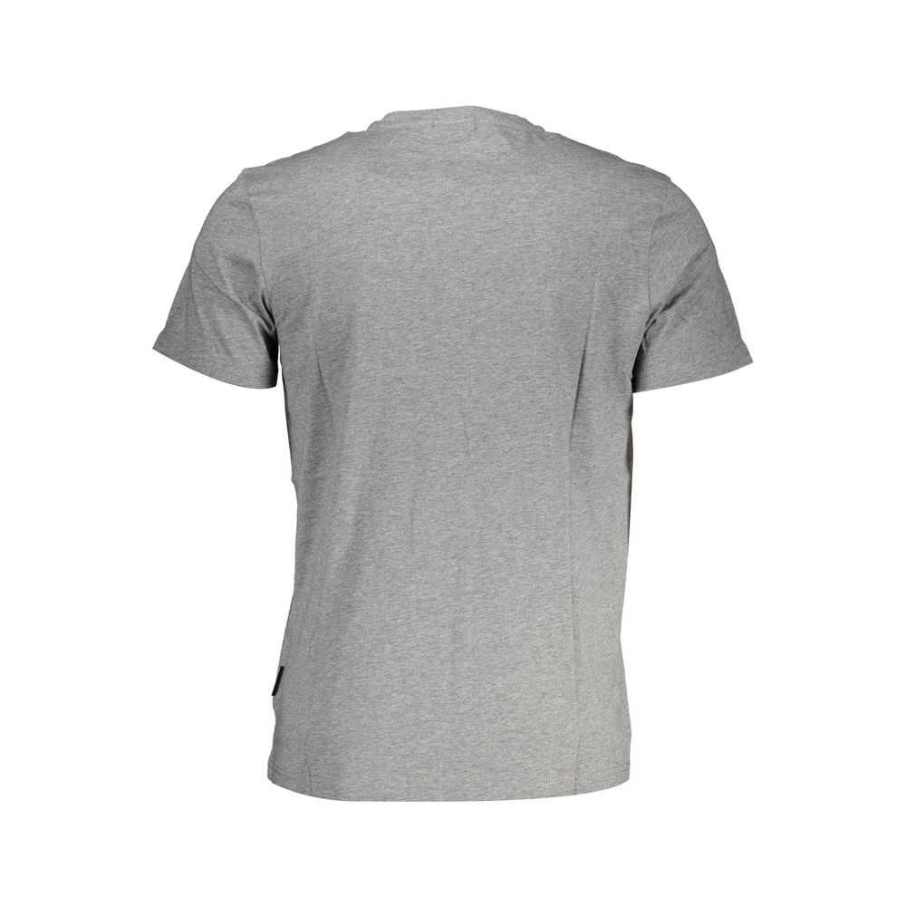 Napapijri Graues Baumwoll-T-Shirt