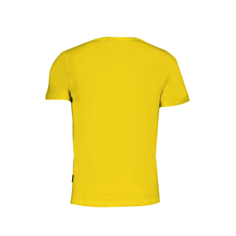 Napapijri T-Shirt aus gelber Baumwolle