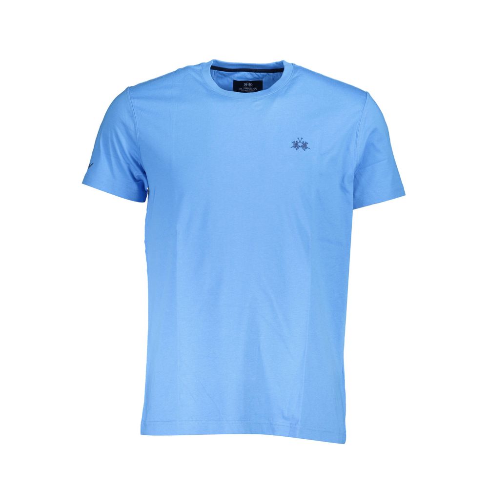 La Martina Baumwoll-T-Shirt in Blau
