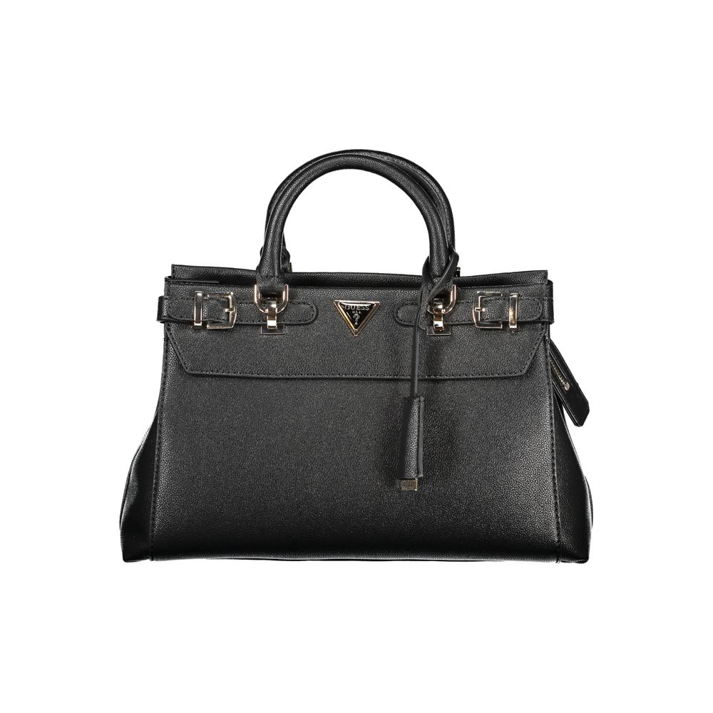 Guess Jeans Schwarz Polyethylen Frauen Handtasche