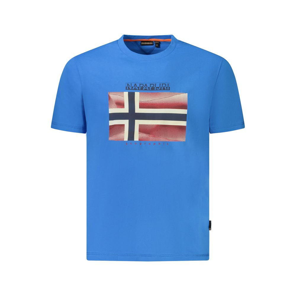 Napapijri Baumwoll-T-Shirt in Blau