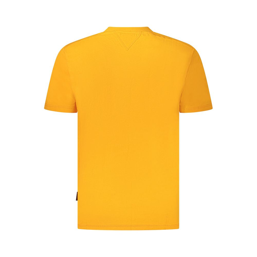 Napapijri Orangefarbenes Baumwoll-T-Shirt