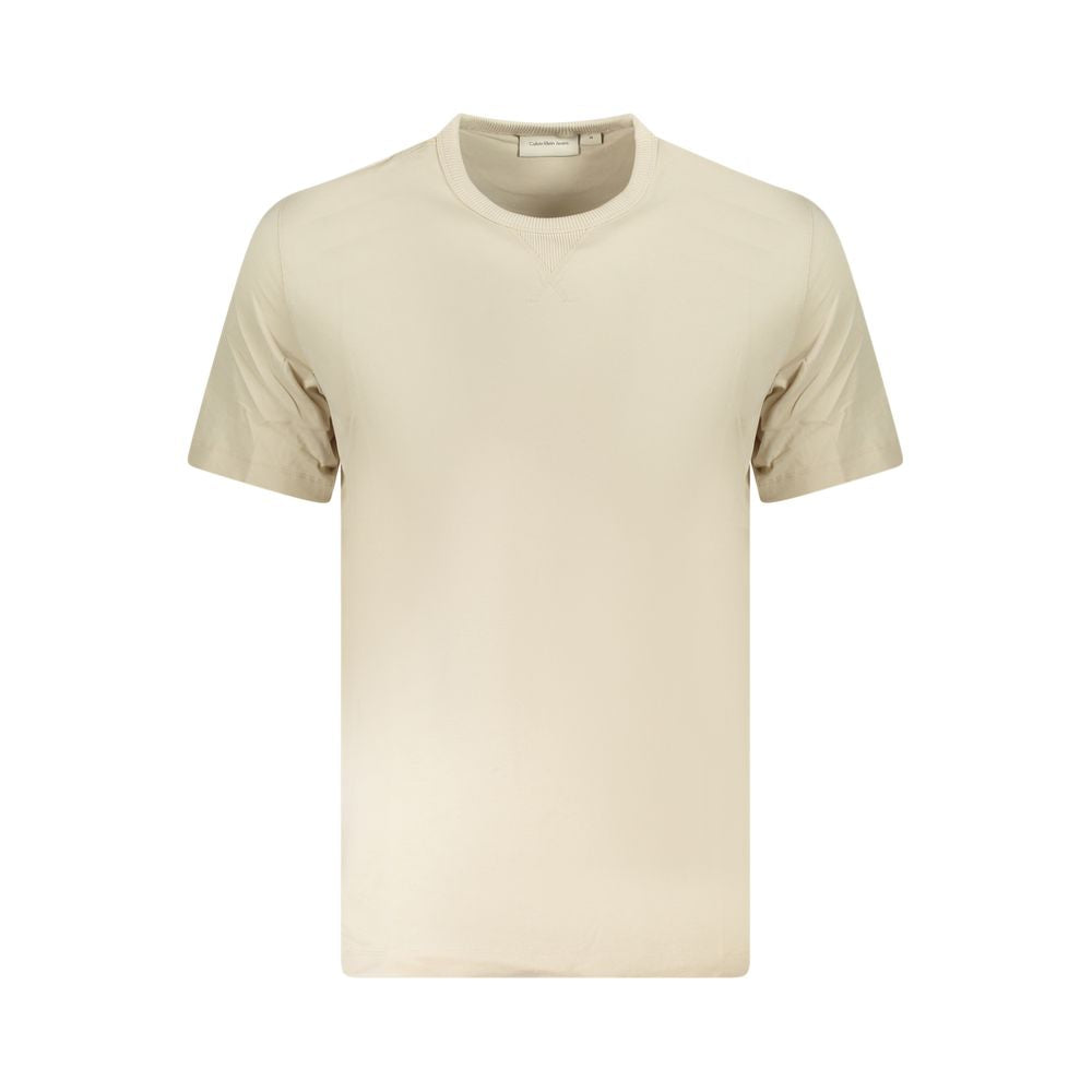 Calvin Klein Beigefarbenes Baumwoll-T-Shirt