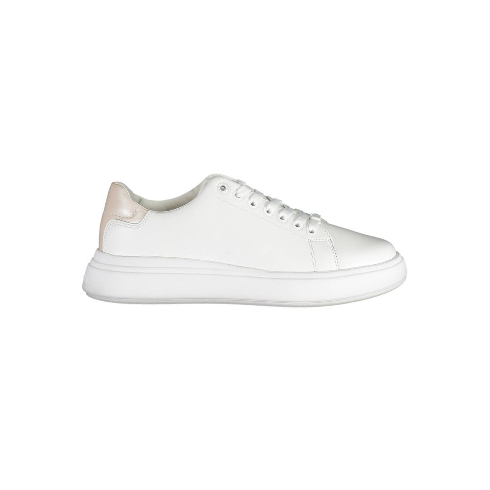 Calvin Klein Weißer Polyester-Sneaker
