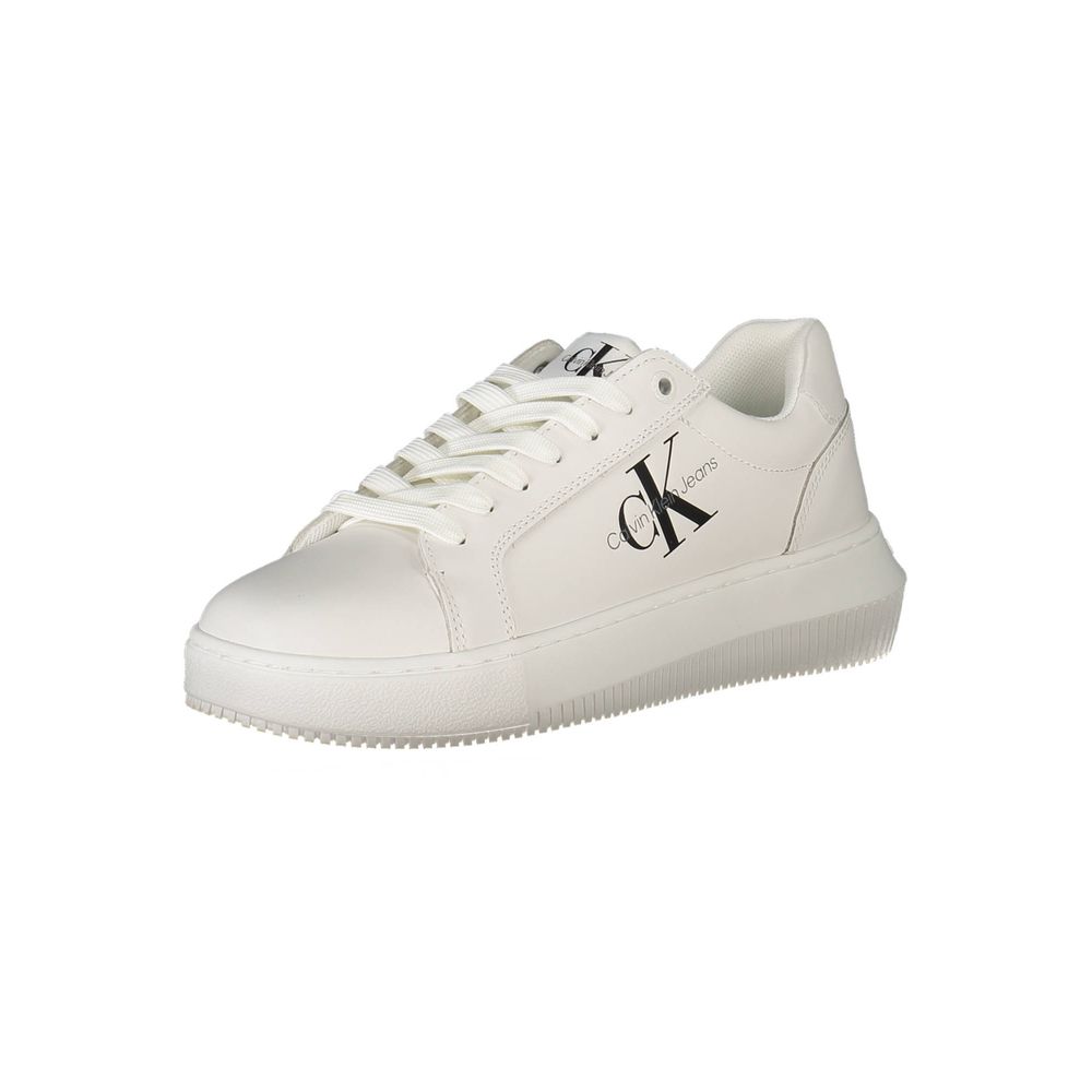 Calvin Klein Weißer Sneaker aus Polyester