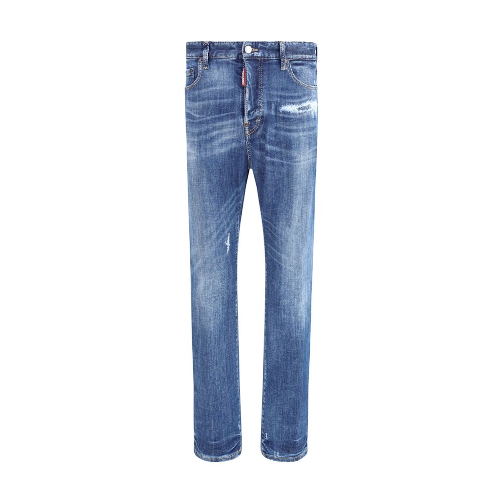 Dsquared² Schmale Jeans aus Baumwolle in Blau