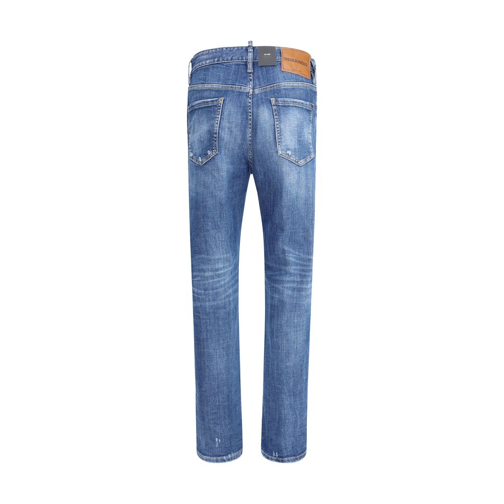 Dsquared² Schmale Jeans aus Baumwolle in Blau