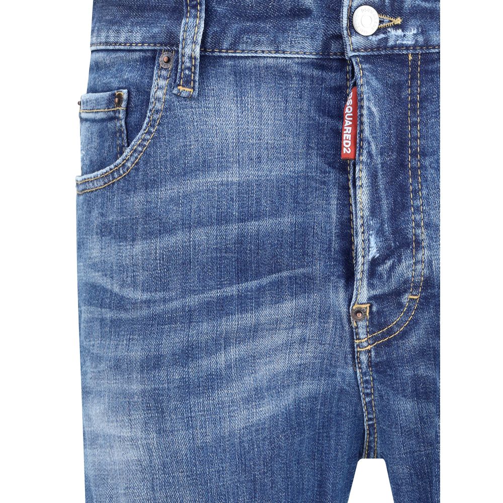 Dsquared² Schmale Jeans aus Baumwolle in Blau