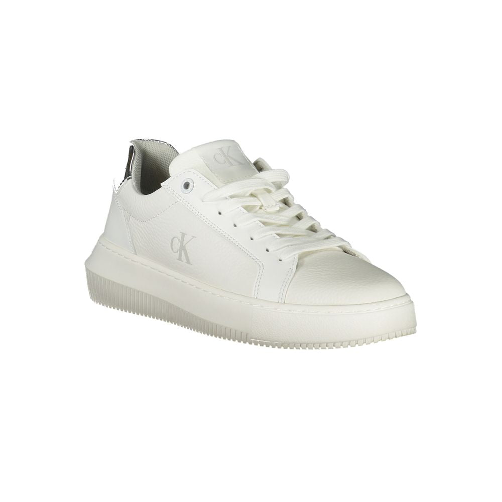 Calvin Klein Weißer Sneaker aus Polyester