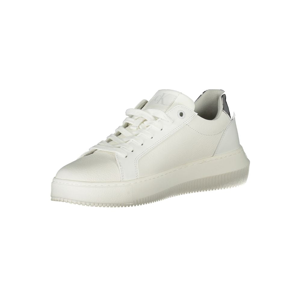 Calvin Klein Weißer Sneaker aus Polyester