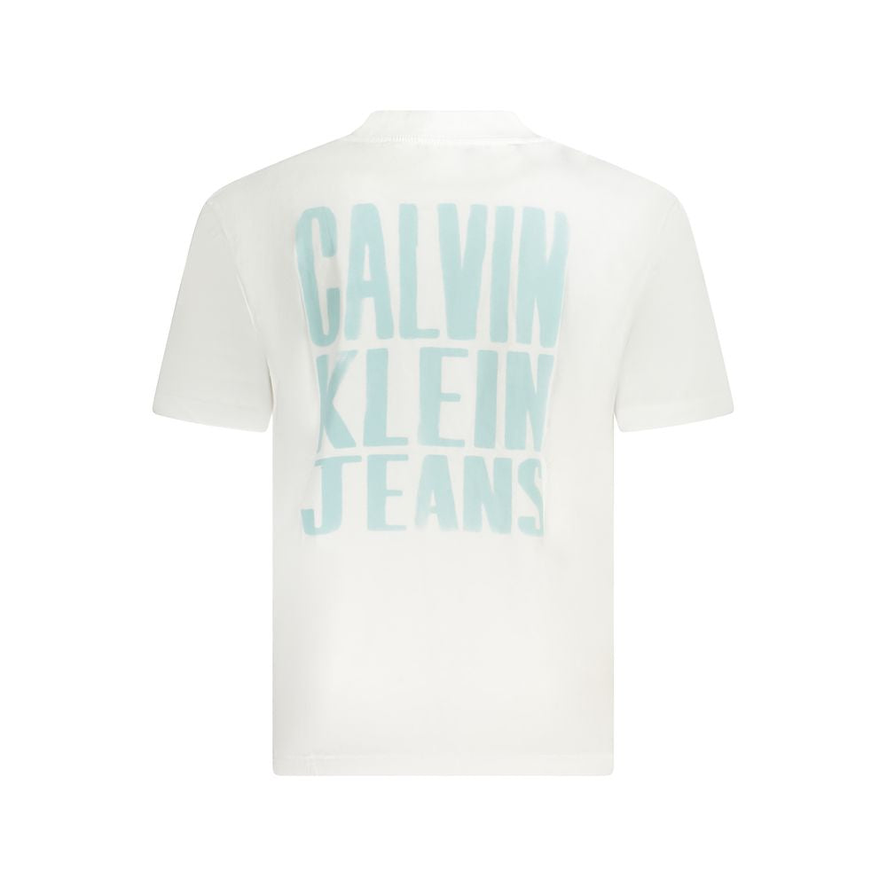 Calvin Klein T-Shirt aus weißer Baumwolle