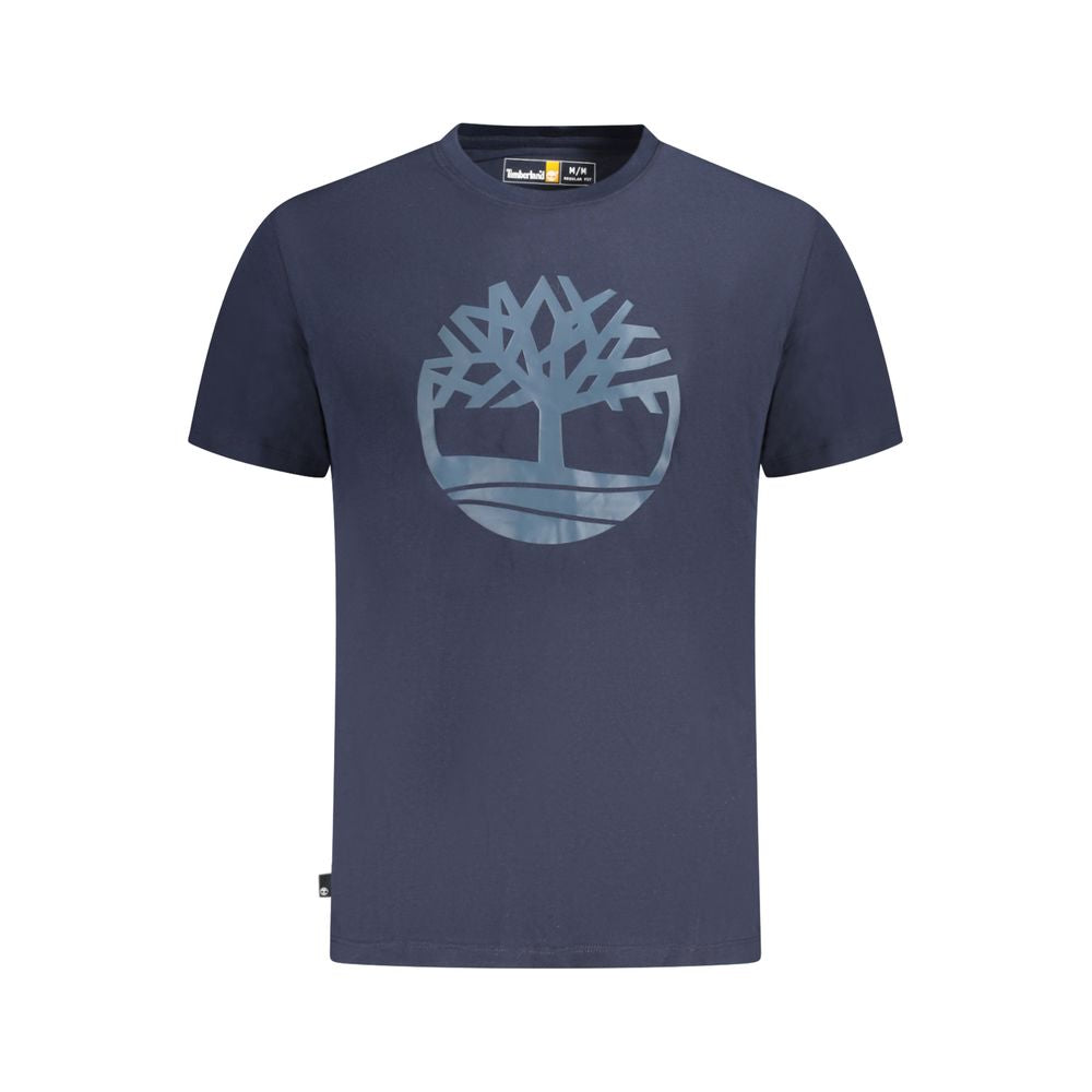 Timberland T-Shirt aus blauer Baumwolle