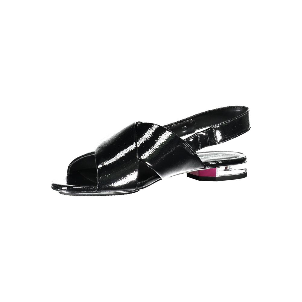 Calvin Klein Schwarze Polyethylen-Sandalette