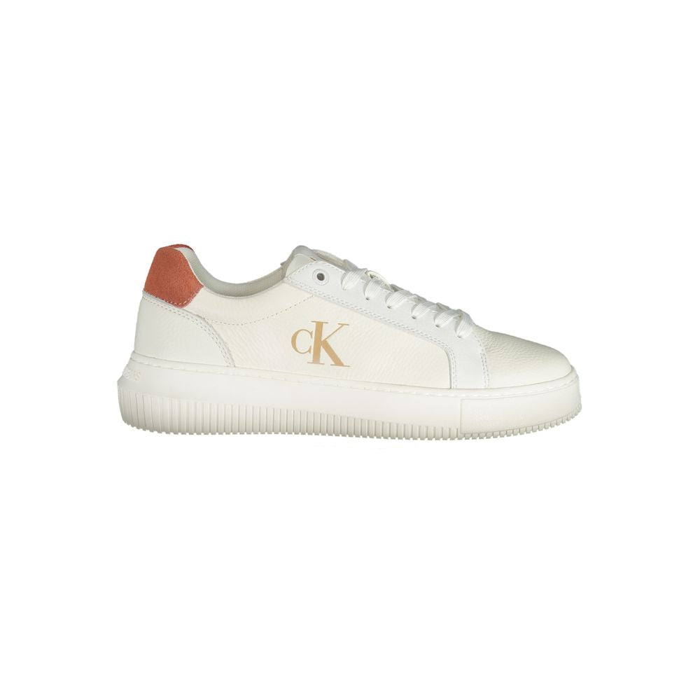 Calvin Klein Weißer Sneaker aus Polyester