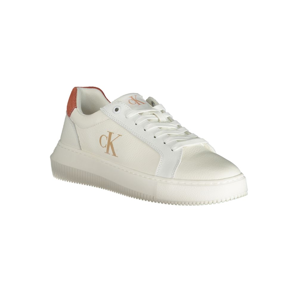 Calvin Klein Weißer Sneaker aus Polyester