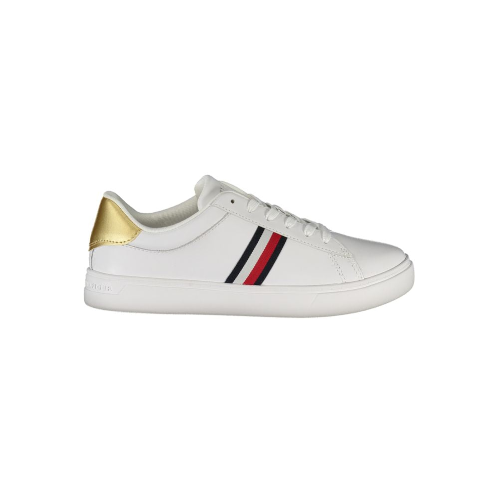 Tommy Hilfiger Weißer Polyester-Sneaker
