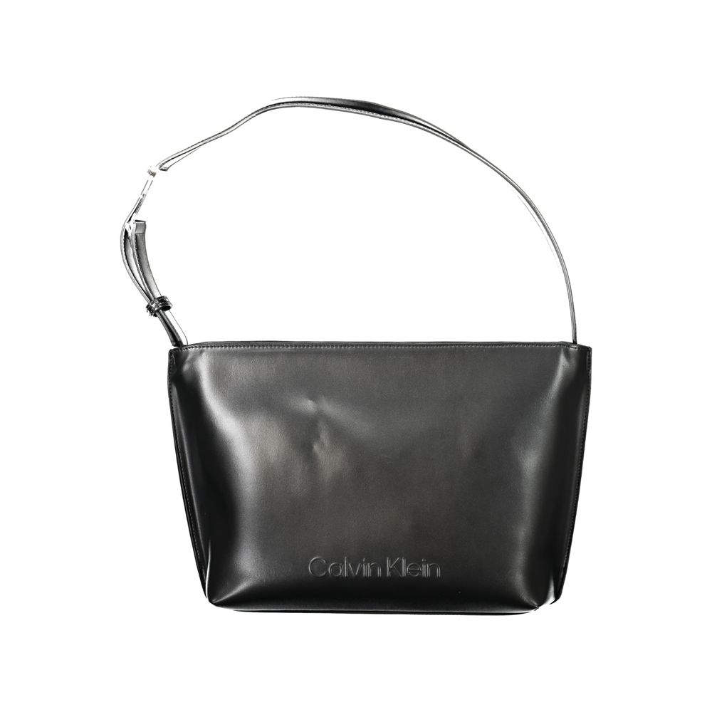 Calvin Klein Schwarze Polyester-Handtasche