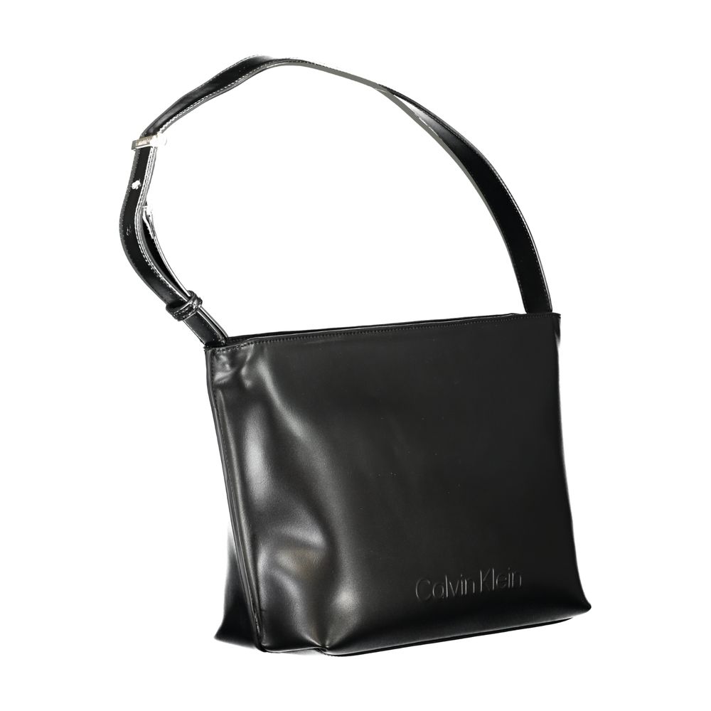Calvin Klein Schwarze Polyester-Handtasche