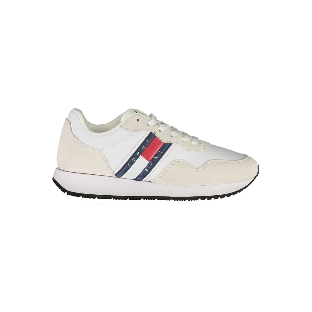 Baskets blanches en polyester Tommy Hilfiger