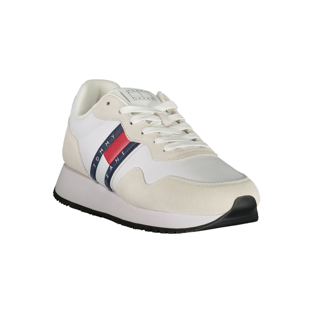 Baskets blanches en polyester Tommy Hilfiger