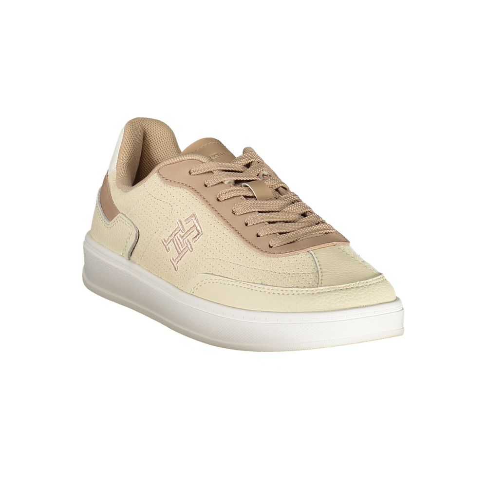 Tommy Hilfiger Beiger Polyester-Sneaker