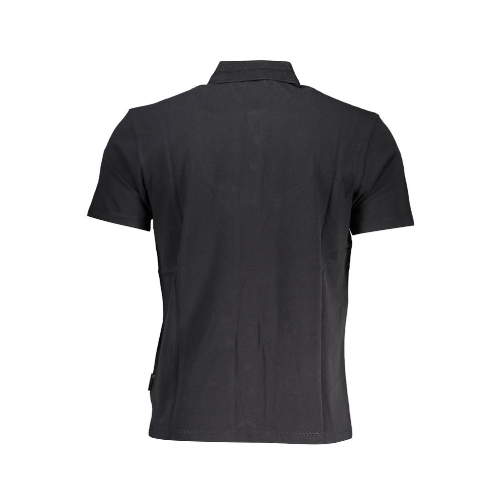 Napapijri Baumwoll-Poloshirt in Schwarz