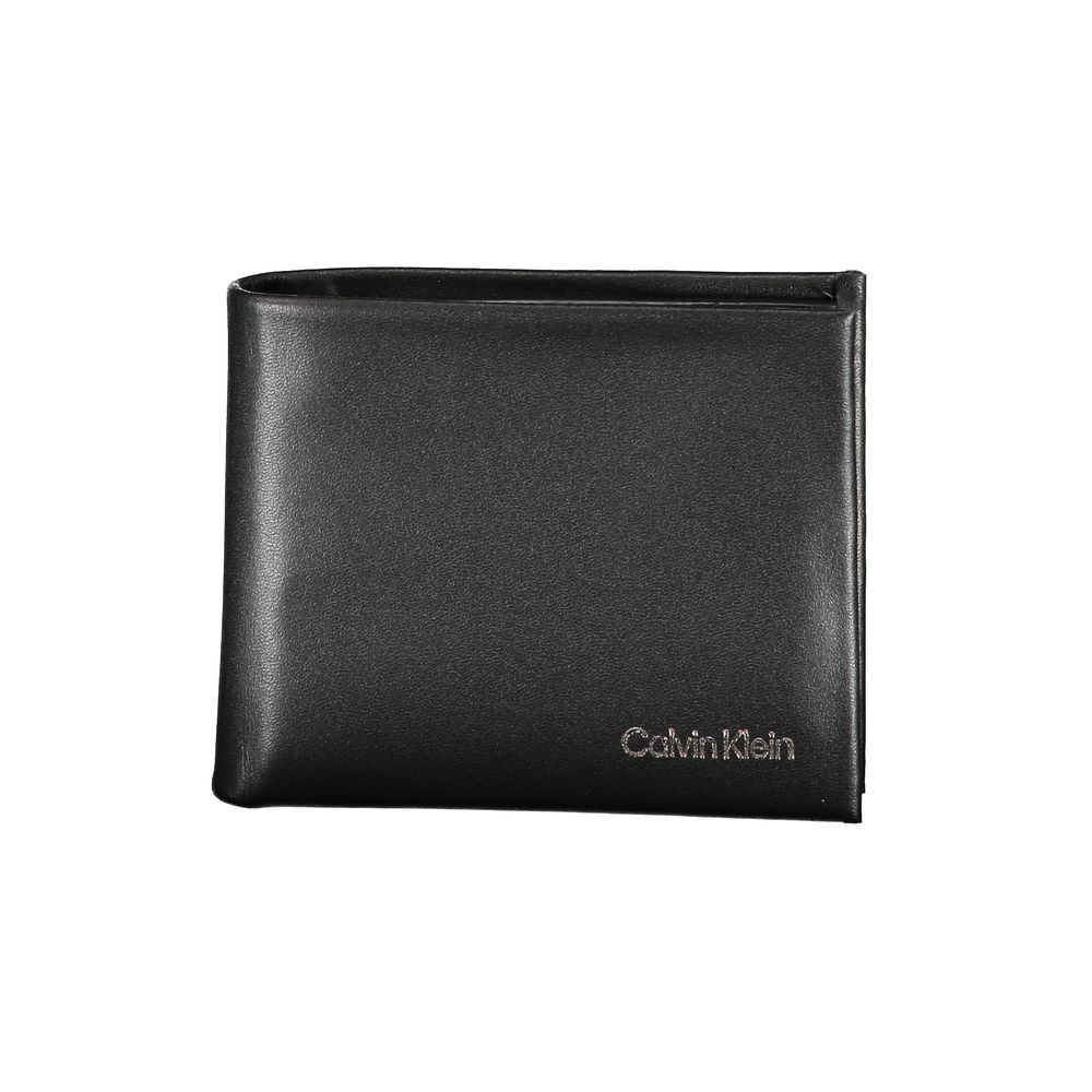 Calvin Klein Schwarzes Polyester-Portemonnaie