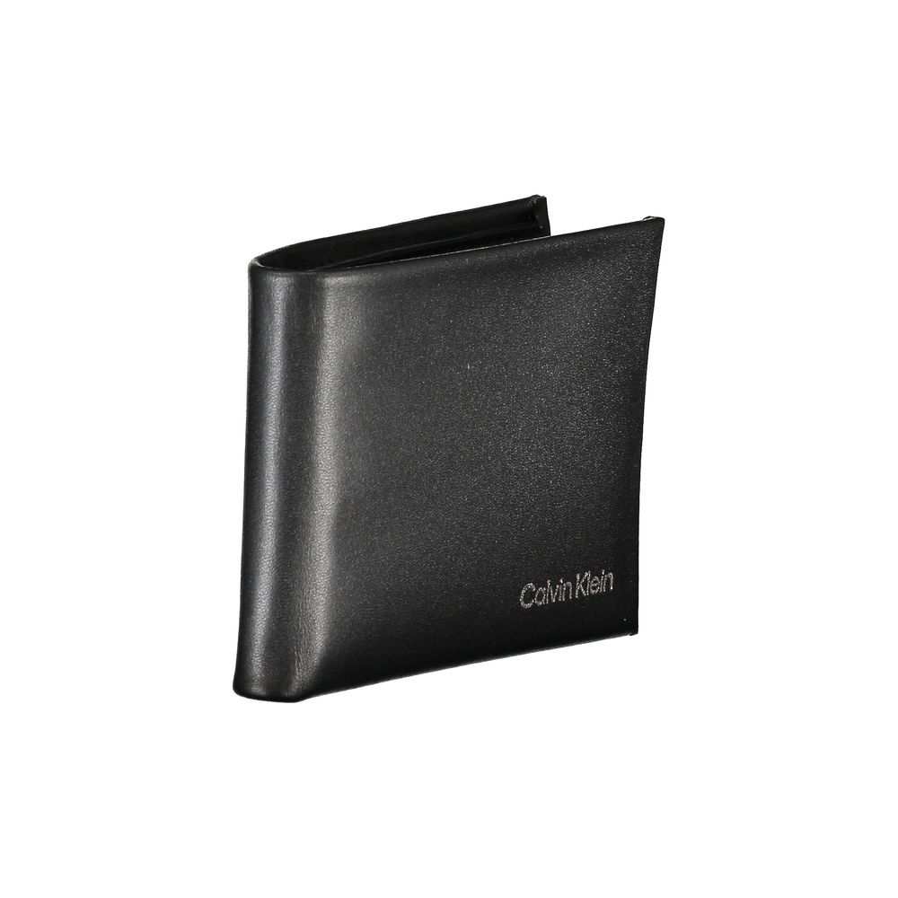 Calvin Klein Schwarzes Polyester-Portemonnaie