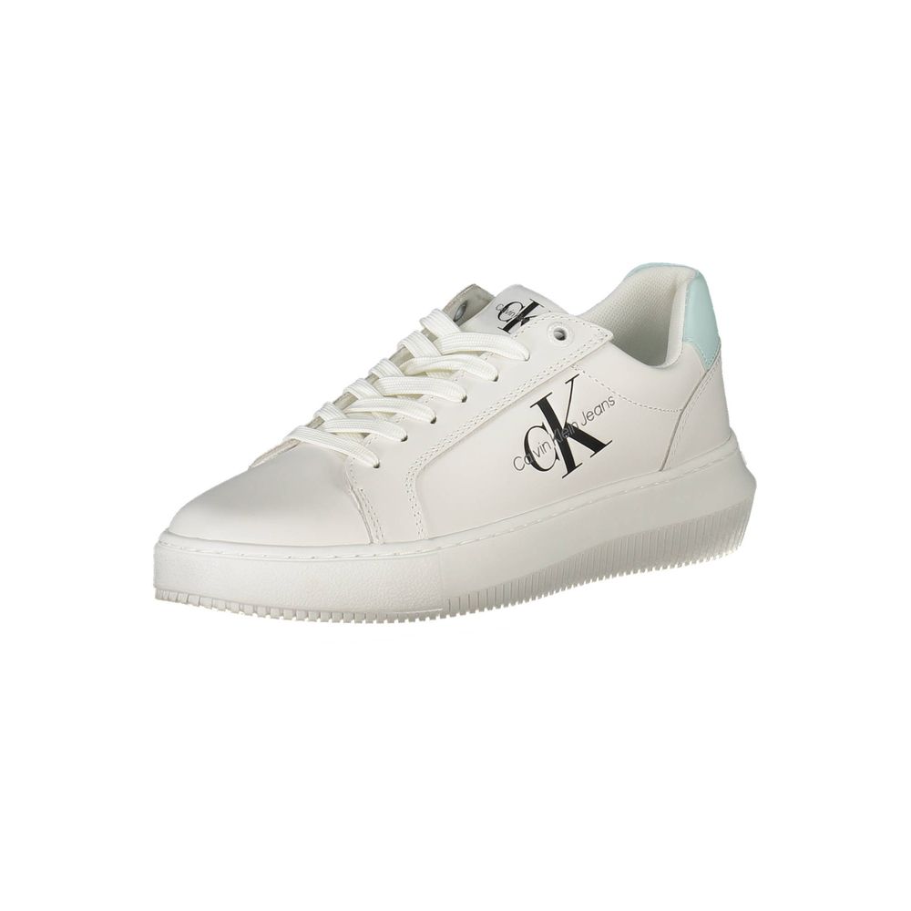 Calvin Klein Weißer Sneaker aus Polyester