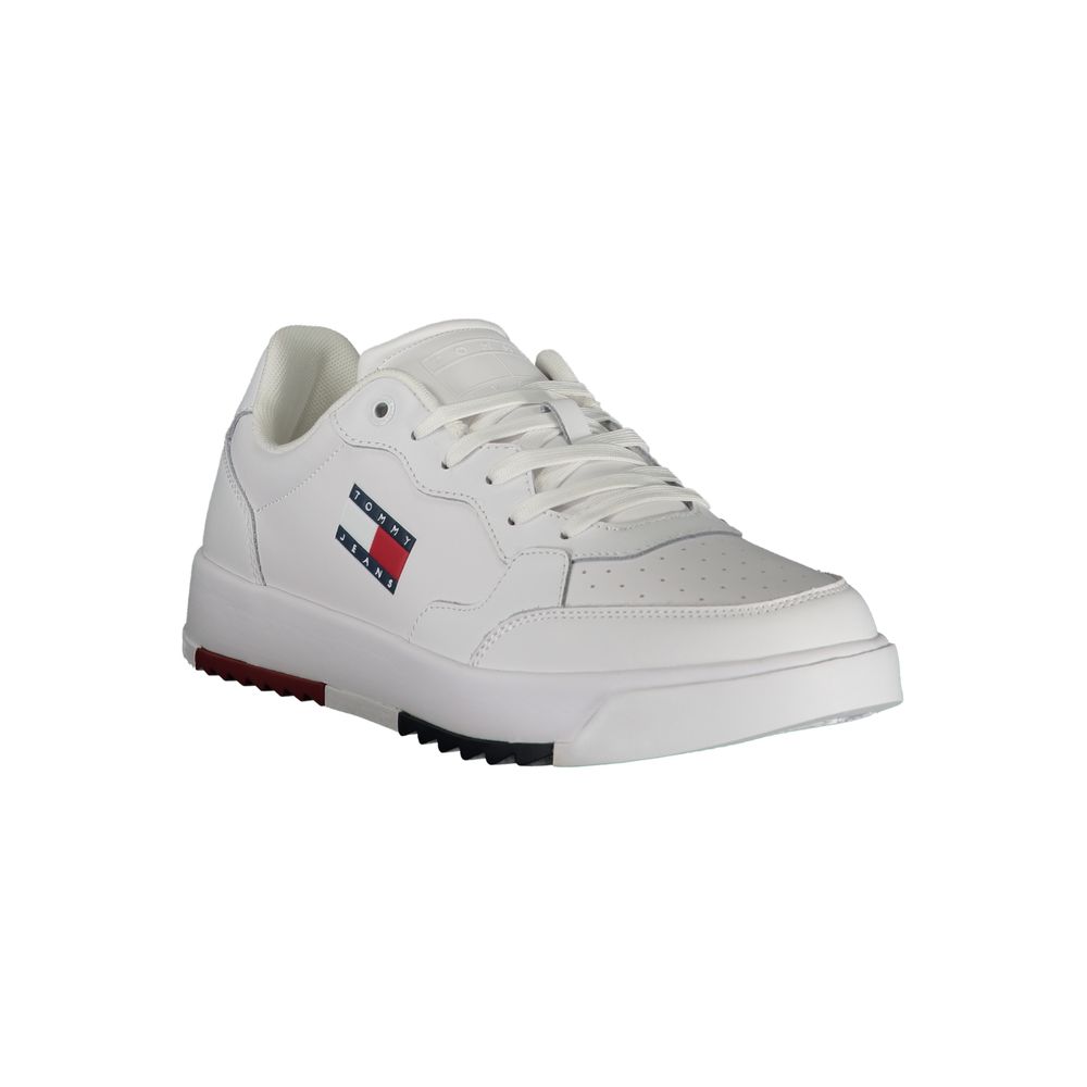 Tommy Hilfiger Weißes Polyethylen Herren Sneaker