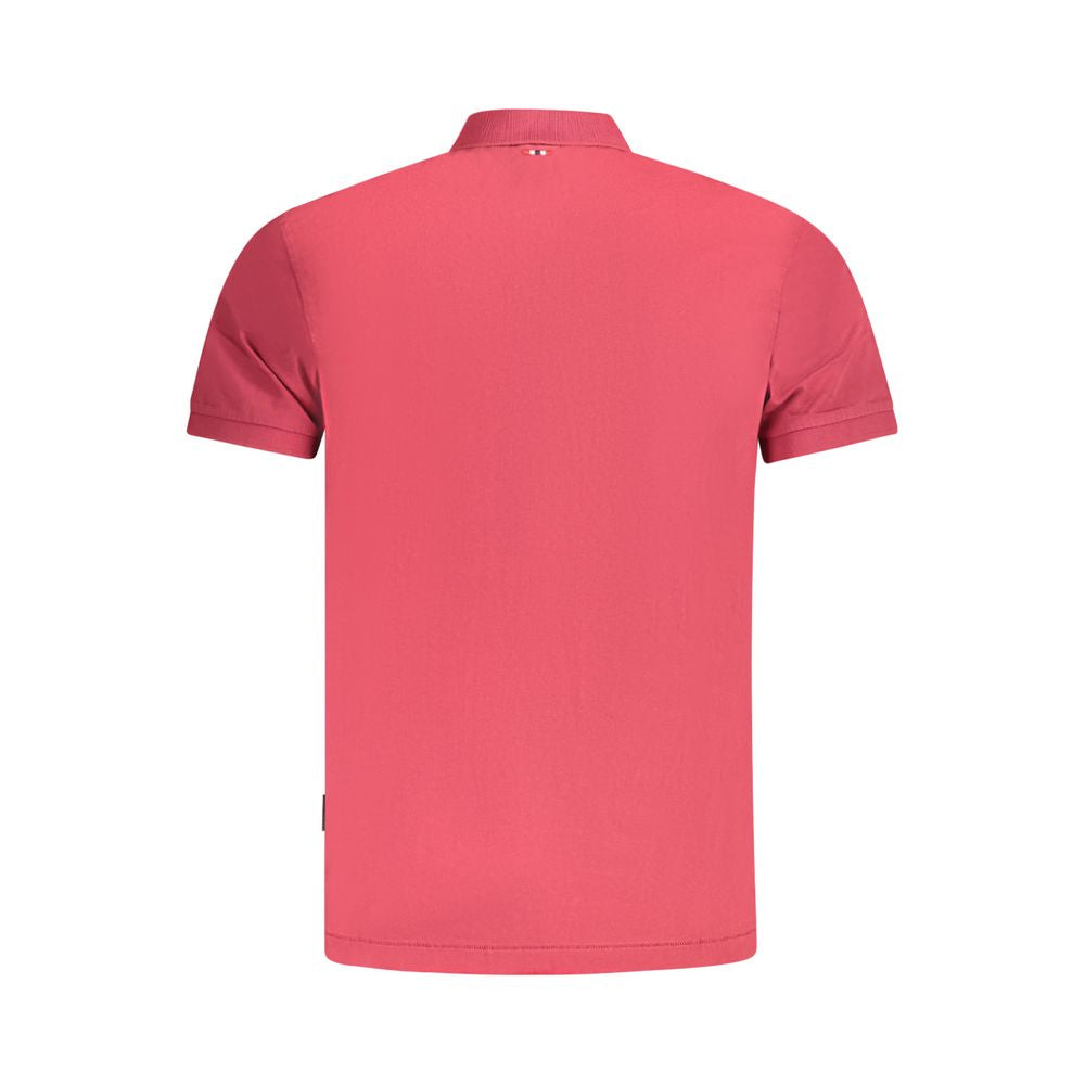 Napapijri Baumwoll-Poloshirt in Rot