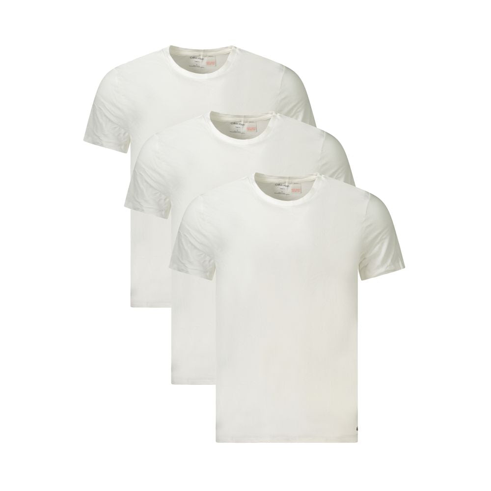Calvin Klein Baumwoll-T-Shirt in Weiß