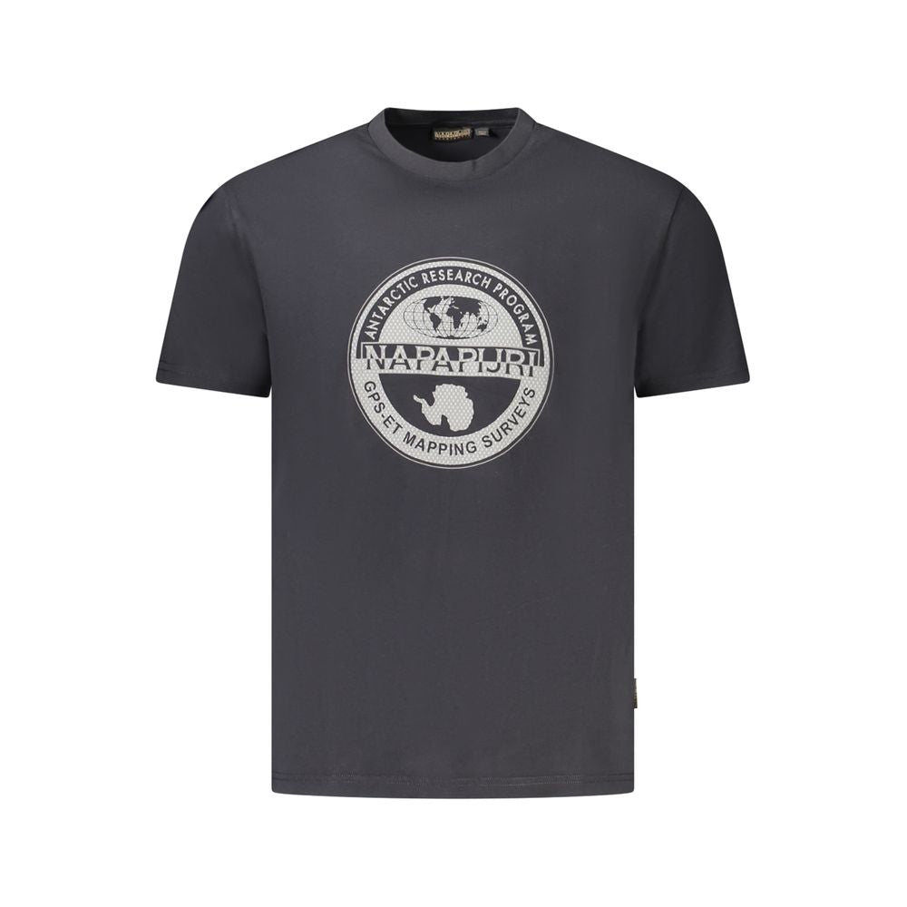 Napapijri Baumwoll-T-Shirt in Schwarz