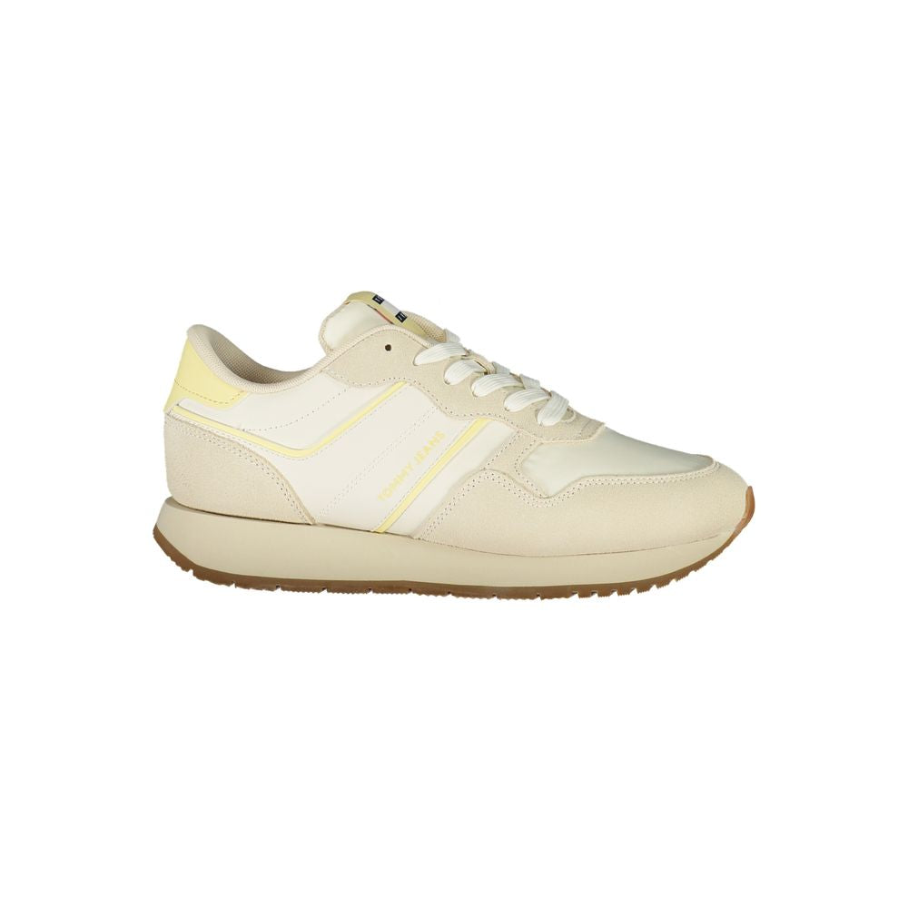 Tommy Hilfiger Beiger Polyester-Sneaker
