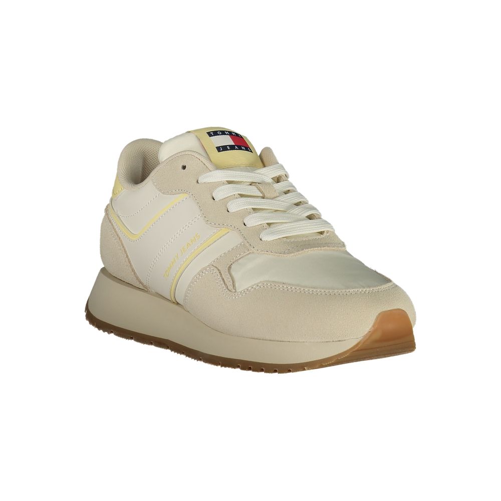 Tommy Hilfiger Beiger Polyester-Sneaker