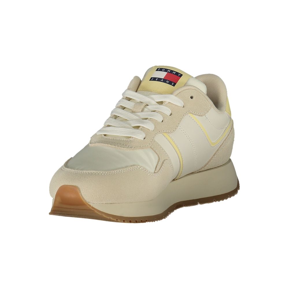 Tommy Hilfiger Beiger Polyester-Sneaker