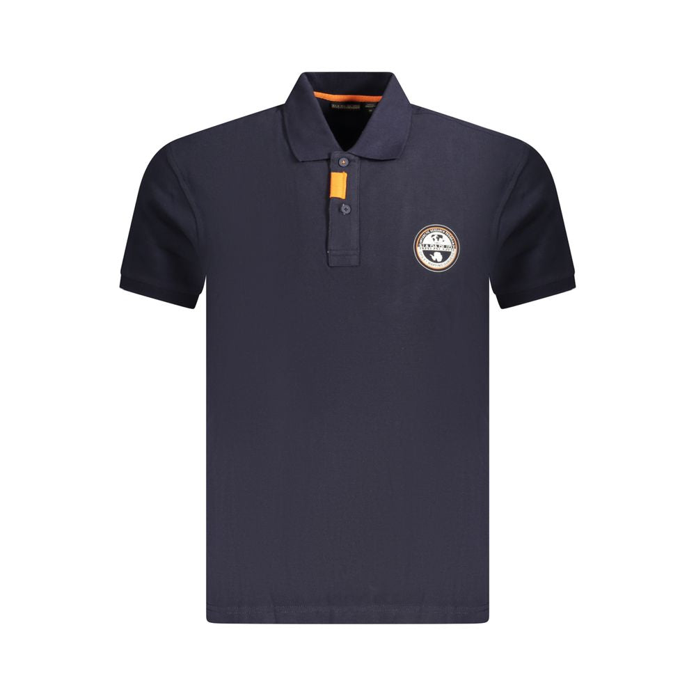 Napapijri Baumwoll-Poloshirt in Blau
