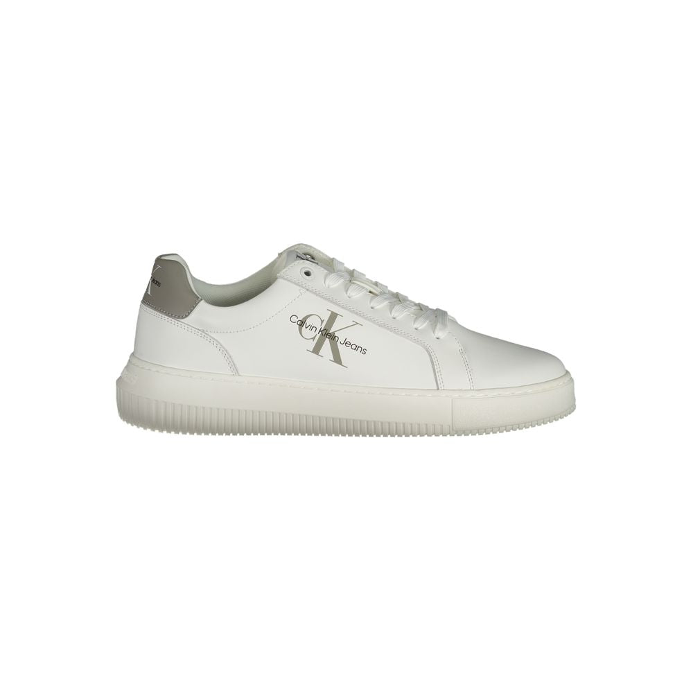Calvin Klein Weißer Polyester-Sneaker