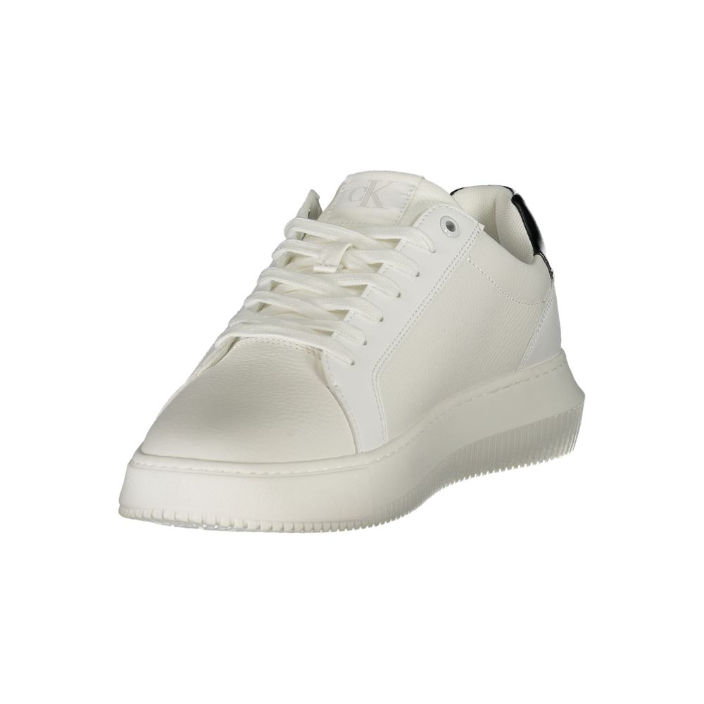 Calvin Klein Weißer Polyester-Sneaker