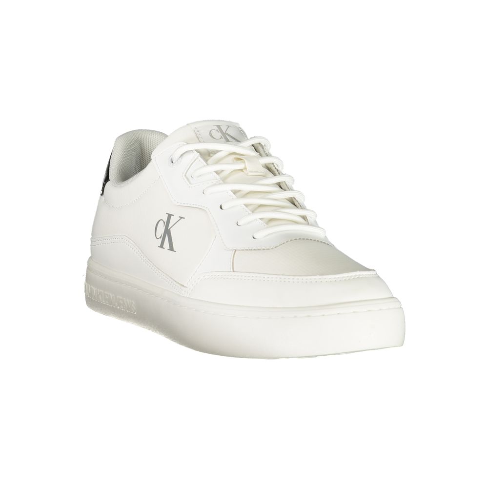 Calvin Klein Weißer Polyester-Sneaker