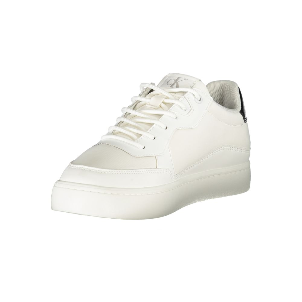 Calvin Klein Weißer Polyester-Sneaker