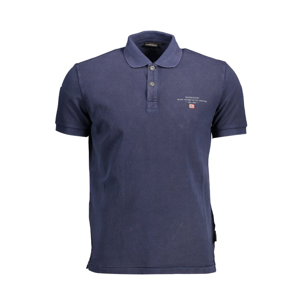Napapijri Baumwoll-Poloshirt in Blau