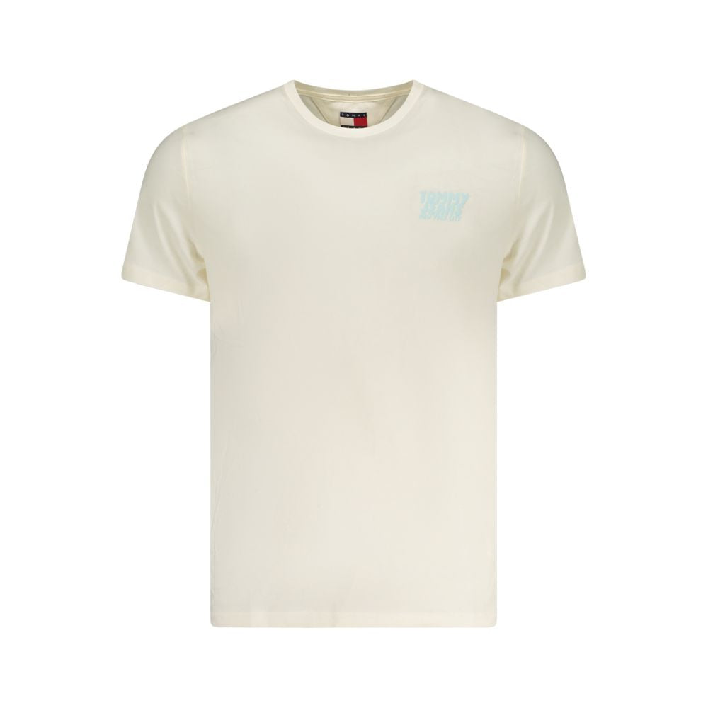 Tommy Hilfiger Beigefarbenes Baumwoll-T-Shirt