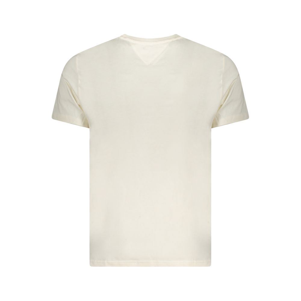 Tommy Hilfiger Beigefarbenes Baumwoll-T-Shirt
