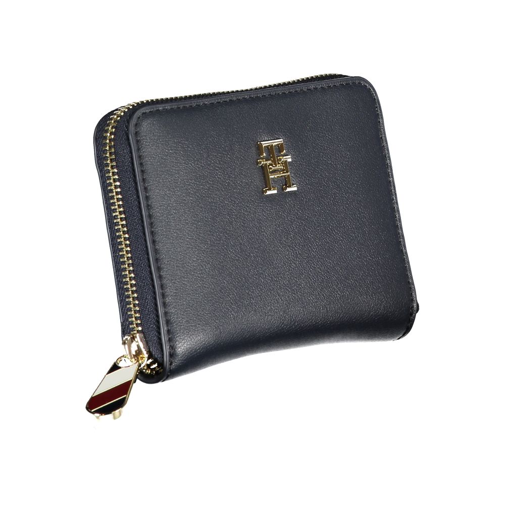 Tommy Hilfiger Blaue Polyester-Geldbörse