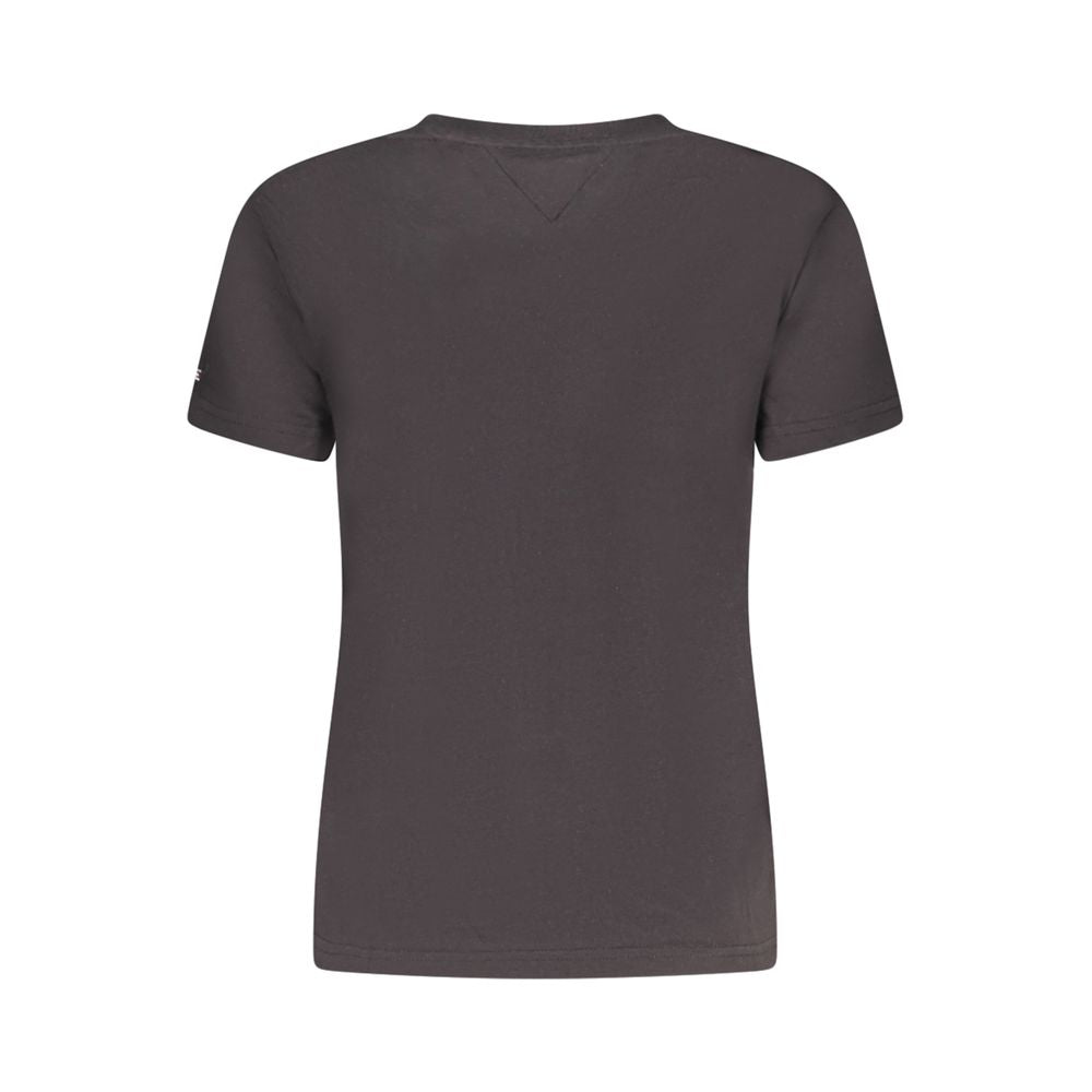 Tommy Hilfiger Schwarzes Baumwoll-T-Shirt