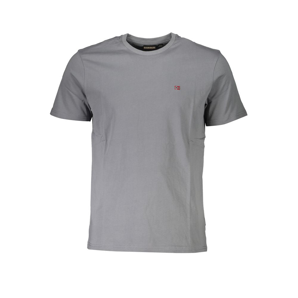 Napapijri Braunes Baumwoll-T-Shirt für Männer