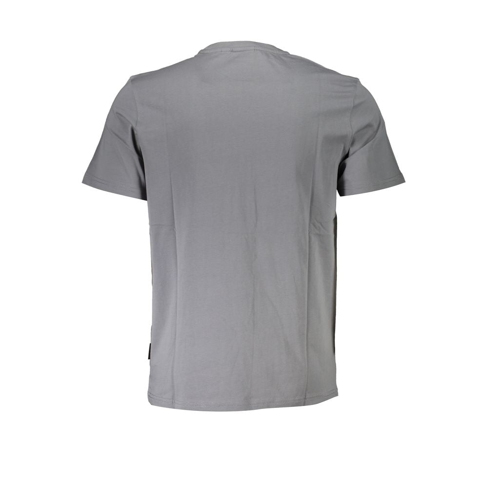 Napapijri Braunes Baumwoll-T-Shirt für Männer