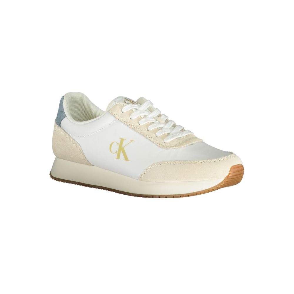 Calvin Klein Weißer Polyester-Sneaker